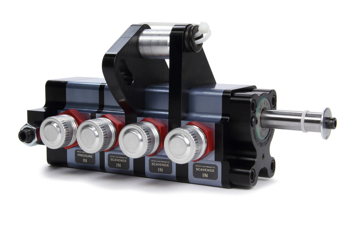 Stock Car Products SCP-204a Oil Pumps Oil Pump Dry Sump 4 Stage 1.450 In Pressure / 1.200 In Scavenge