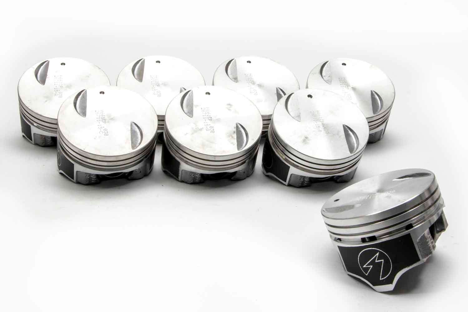 Sealed Power H661CP60 Hypereutectic Flat-Top Pistons, Big Block Chevy, Set of 8