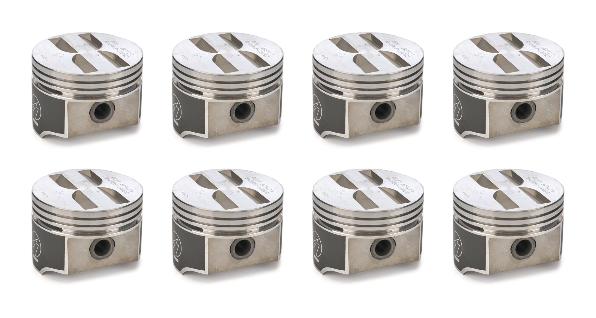Sealed Power Speed-Pro L2165F30 Forged Flat-Top Pistons, Small Block Chevy, Set of 8