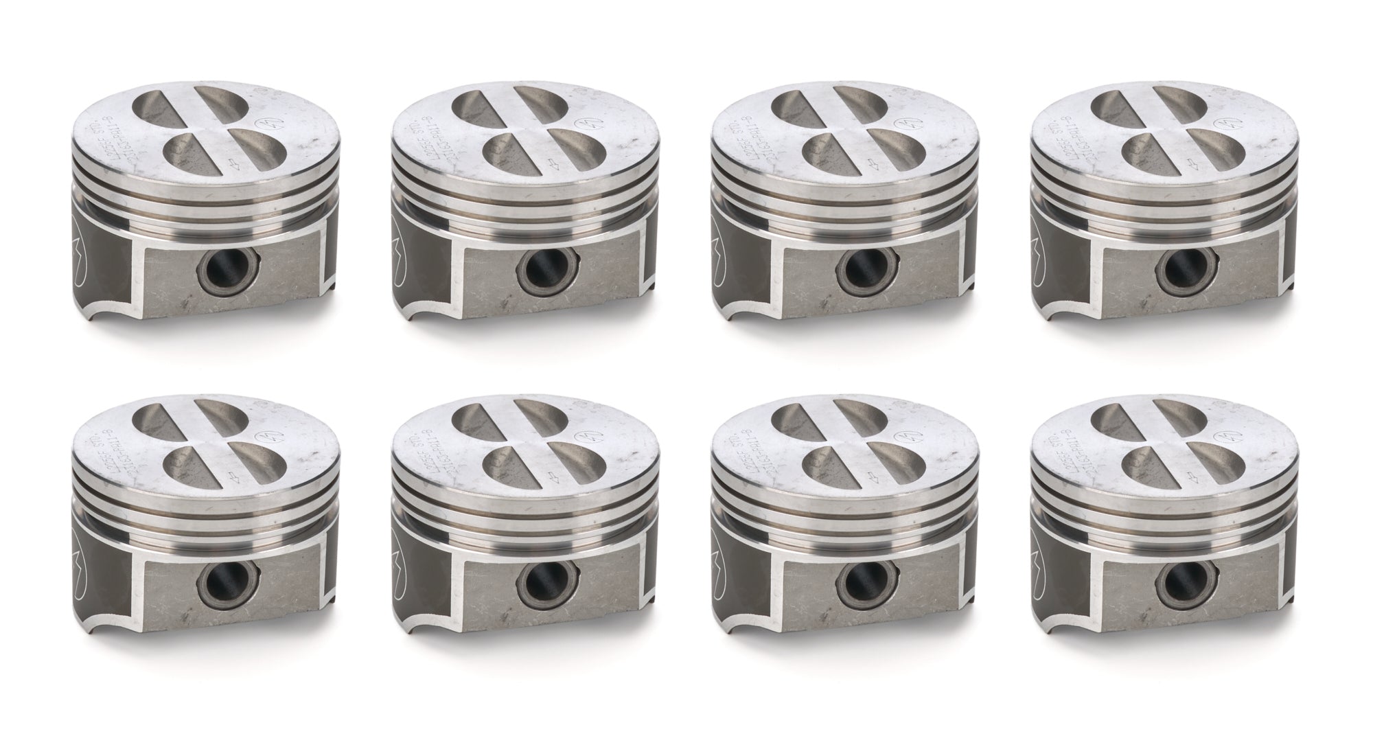 Sealed Power L2256F Speed-Pro Forged Flat-Top Pistons for Small Block Chevy