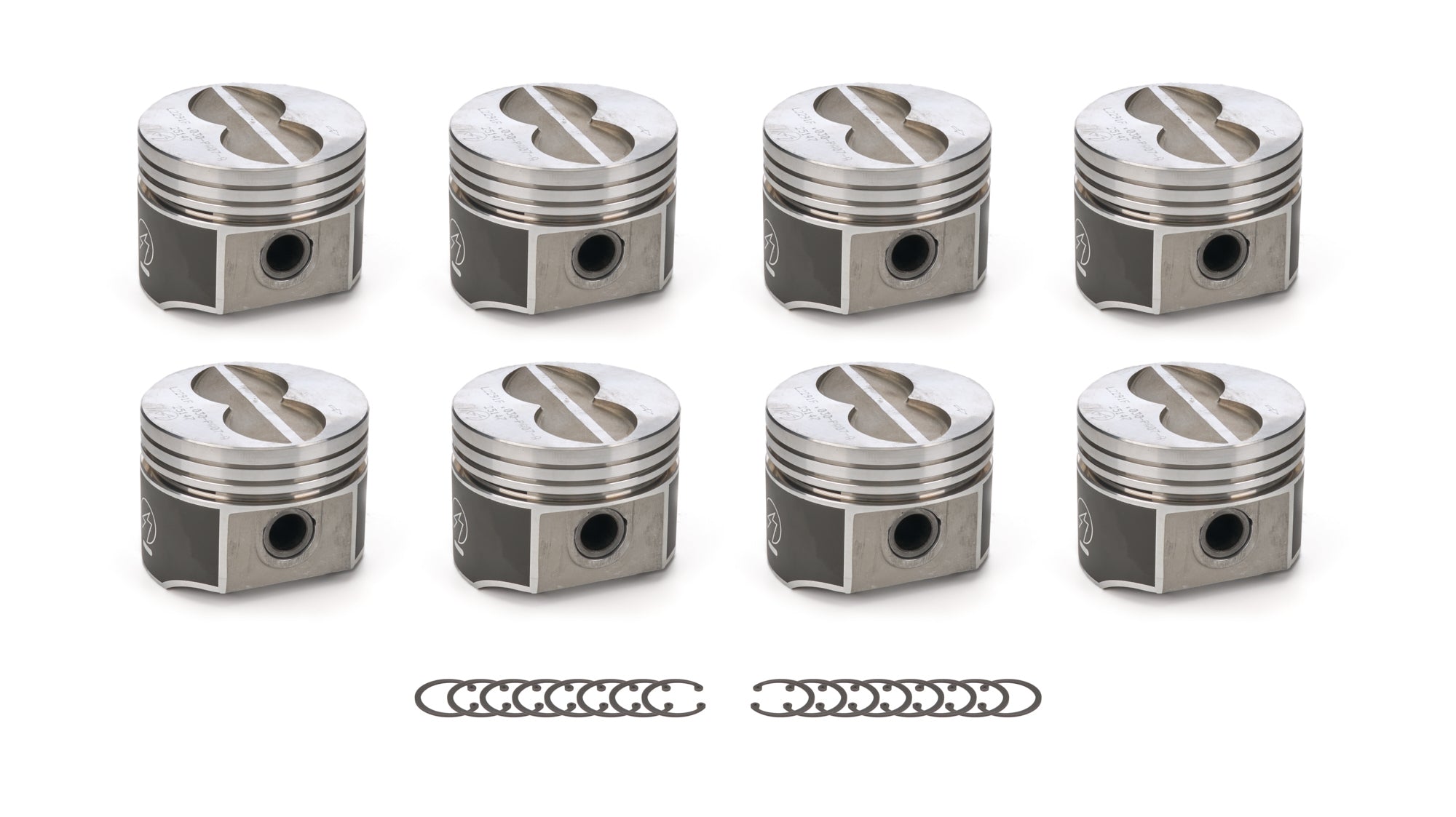 Sealed Power Speed-Pro L2291F30 Forged Flat-Top Pistons for Ford FE-Series, Set of 8