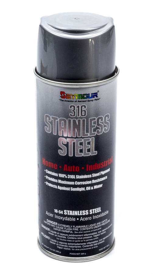 SEYMOUR PAINT 16-054 Stainless Steel Acrylic Lacquer Paint, 13 oz Aerosol