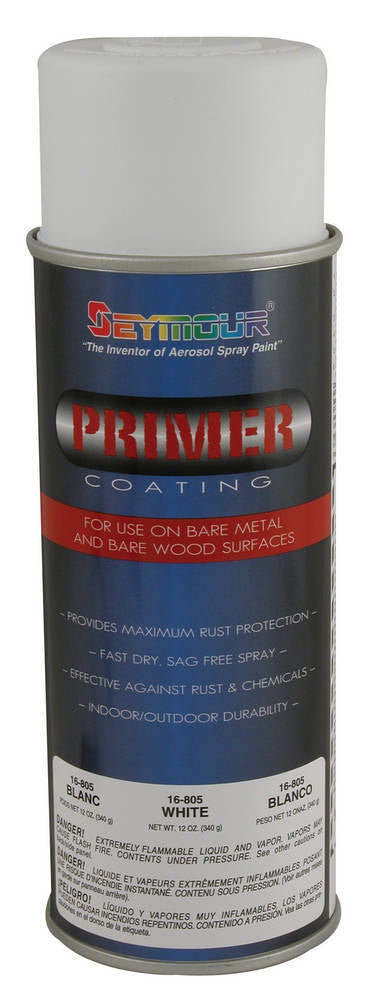 Seymour Paint 16-805 Hi-Tech Phenolic Resin White Primer, 16 oz Aerosol