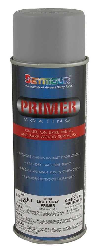 SEYMOUR PAINT HI TECH Phenolic Resin Light Gray Primer, Part 16-831, 16 oz Aerosol