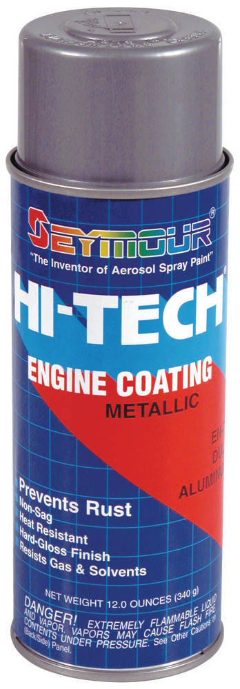 Seymour Paint EN-71 Hi-Tech Engine Paint, Dull Aluminum, 12 oz Aerosol