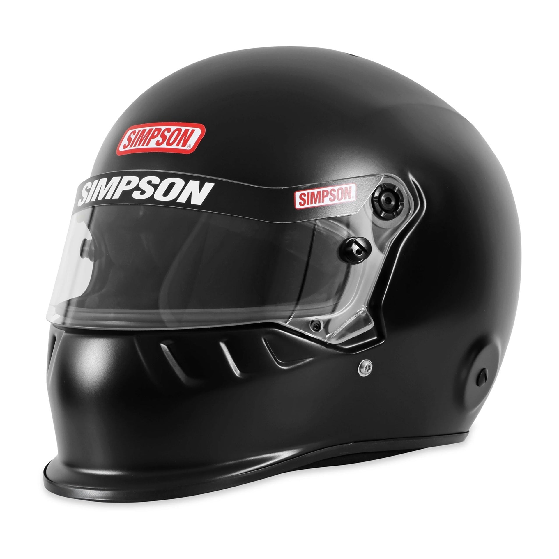 Simpson Safety Vudo Full-Face Racing Helmet, Snell SA2025, Matte Black, Small - Part Number 9950018