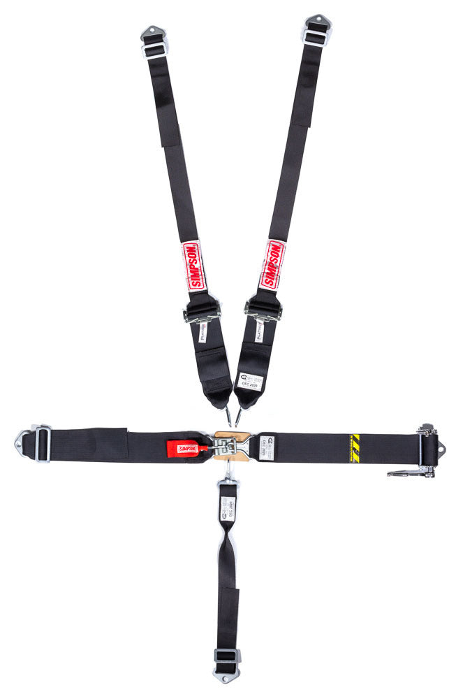 Simpson Safety SB51203 Platinum Plus 5-Point Harness System with Left-Side Steel Ratchet
