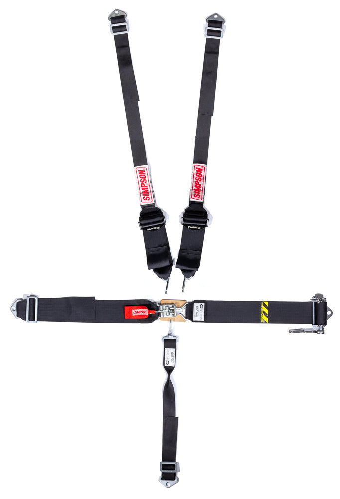 Simpson Safety SB51204 Platinum Plus 5-Point Harness System with Aluminum Ratchet