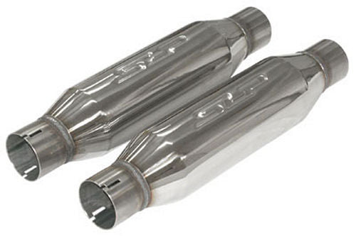SLP Performance 31062 Loud Mouth 2.5-Inch Shotgun Bullet Resonators, Polished Stainless Steel Pair
