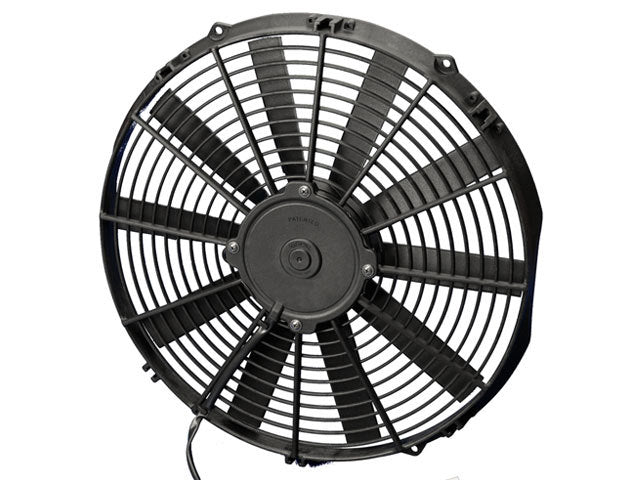 SPAL Advanced Technologies 30100382 14-Inch Low-Profile Pusher Electric Cooling Fan, 1,038 CFM, 12V