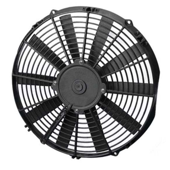 SPAL Advanced Technologies 30100398 13-Inch Low-Profile Electric Puller Cooling Fan, 1,032 CFM, 12V