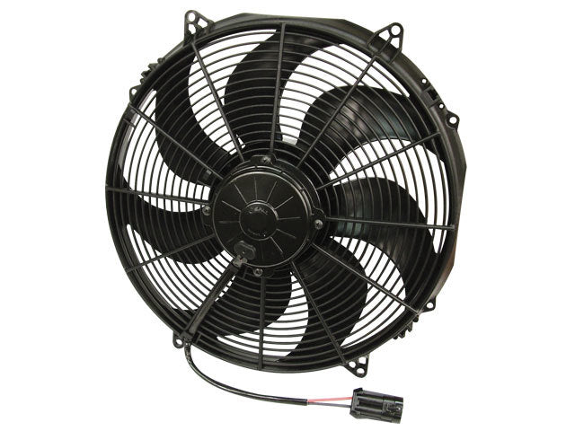 SPAL Advanced Technologies 30102803 16-Inch High-Output Puller Electric Cooling Fan, 12V, 1,953 CFM
