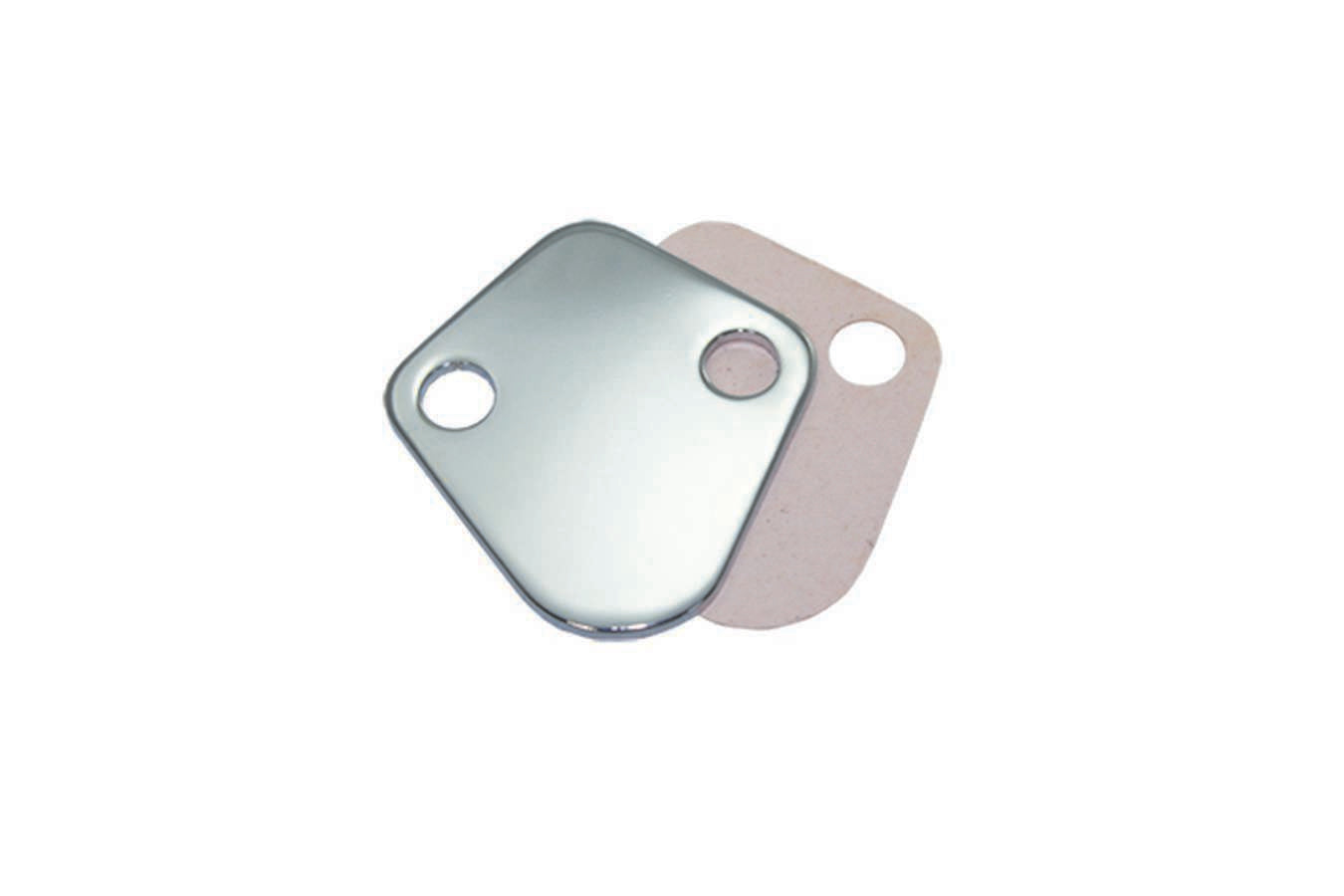 Specialty Products chrome - Archived 7604 BBC Fuel Pump Block Off Plate W Gasket Chrome