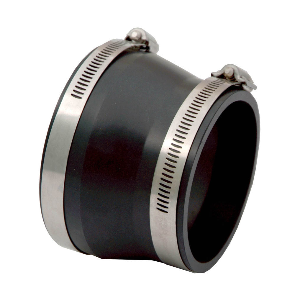 SPECTRE SPE-9741 Straight Silicone Reducer Coupler, 3-1/2 to 4-Inch ID, 3-Inch Length, Black
