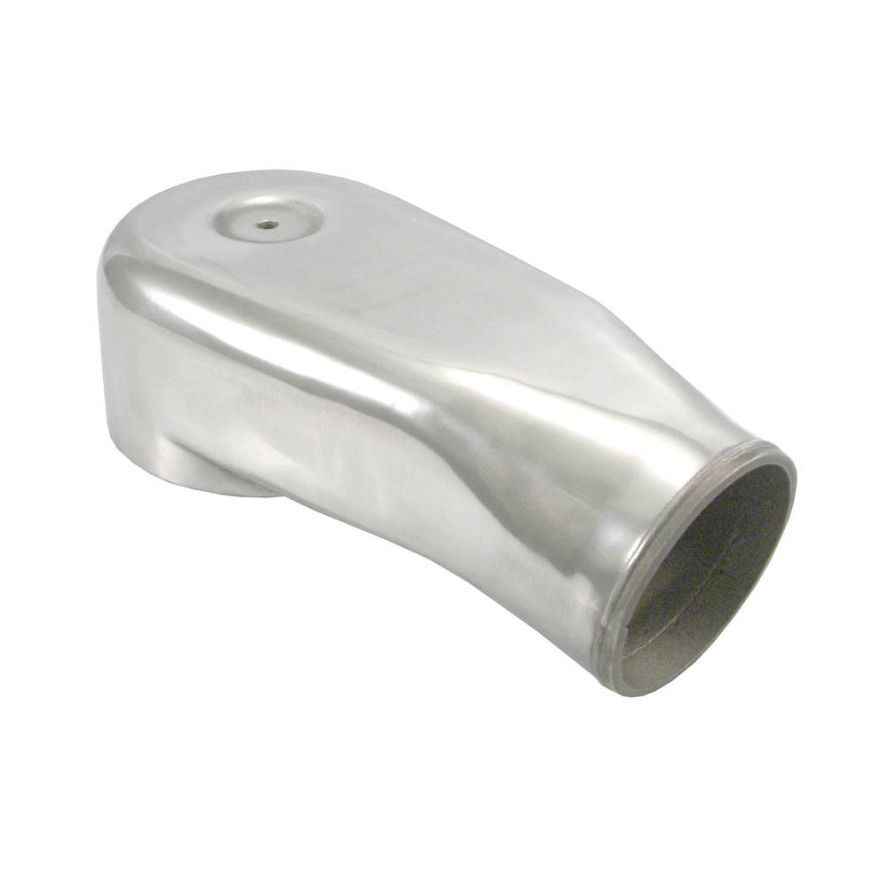SPECTRE SPE-9849 4-Inch Single-Inlet Carburetor Air Plenum, Polished Aluminum