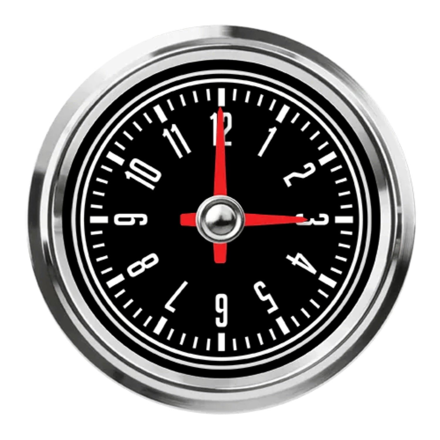 Speedhut Gauges L25-CK1-CJ CJ Classic Electric Analog Clock Gauge, Black Face