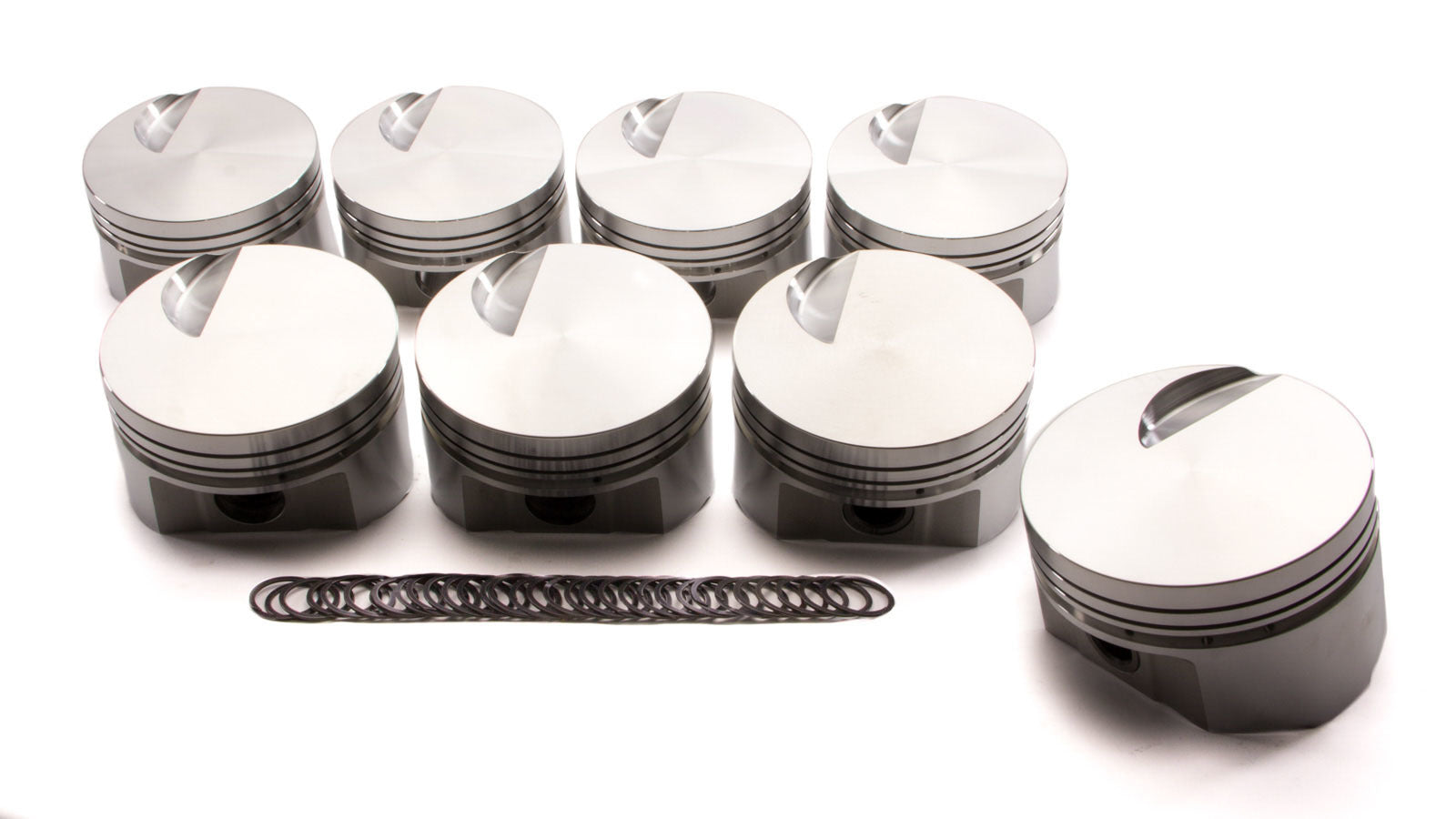 Sportsman Racing Products 139478 BBC Flat Top Forged Piston Set, 4.310-Inch Bore, -3 cc, Big Block Chevy