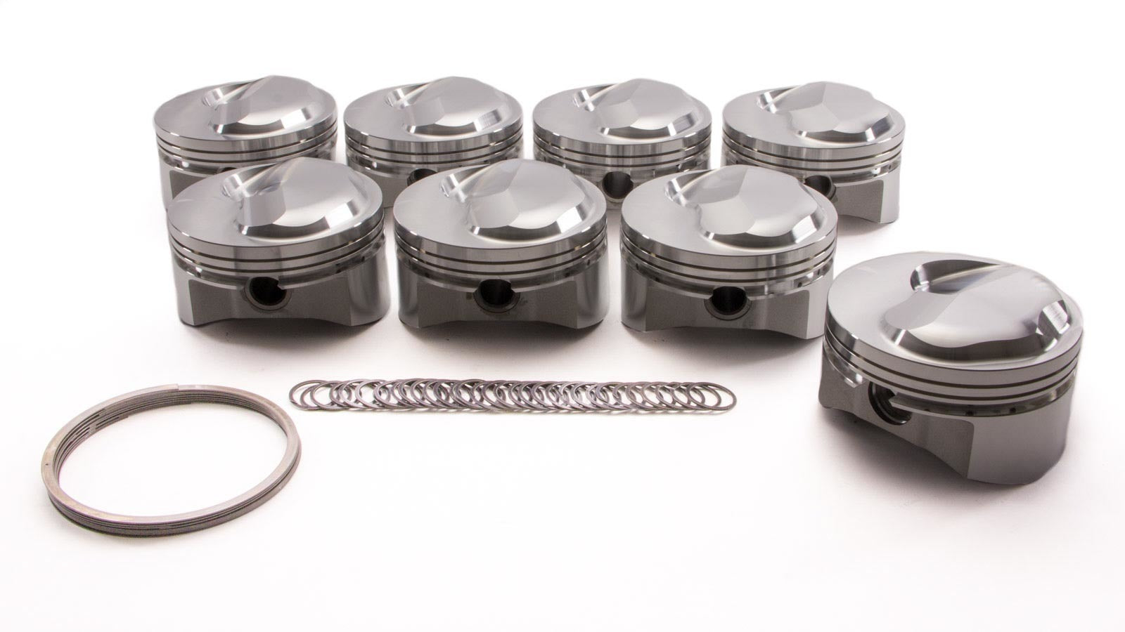 Sportsman Racing Products 152157 BBC High-Compression Forged Dome Piston Set, 4.600-Inch Bore, +33cc, Big Block Chevy