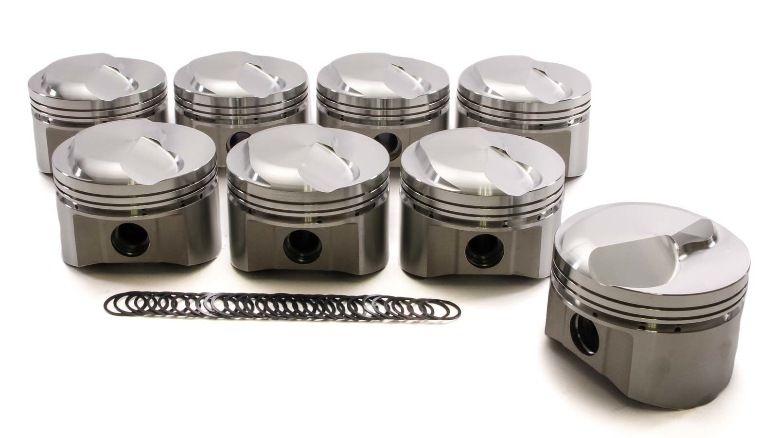 Sportsman Racing Products 212134 BBC Domed Forged Piston Set, 4.310 in Bore, +29 cc, Set of 8