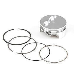 Sportsman Racing Products 268830 Professional Series Forged Flat-Top Piston and Ring Set for Small Block Chevy