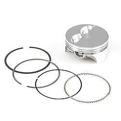 Sportsman Racing Products 271056 Professional Series Forged Flat-Top Piston and Ring Set for Small Block Chevy