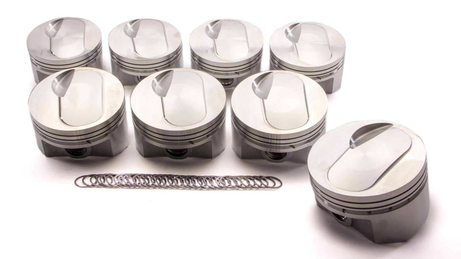 Sportsman Racing Products 281919 502 Replacement Series Forged Domed Pistons, 4.500-Inch Bore, Big Block Chevy, Set of 8
