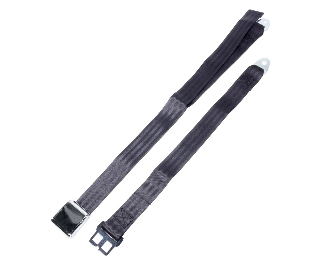 SAFE-T-BOY PRODUCTS STBSB2LABK Airplane-Style 2-Point Lap Seat Belt with Lift Buckle