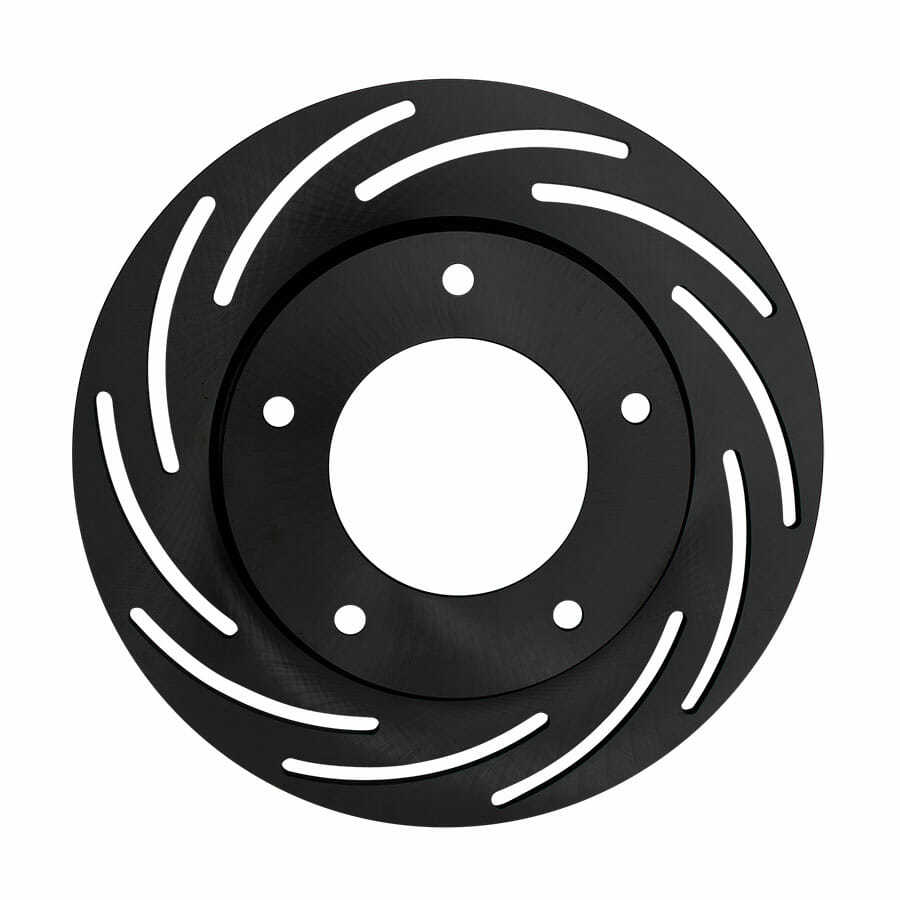 Strange B2783 Front Driver-Side Slotted Brake Rotor