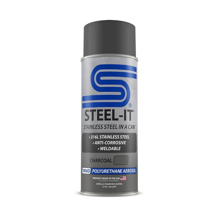 STEEL-IT FGAE1006D Charcoal Polyurethane 12OZ Can