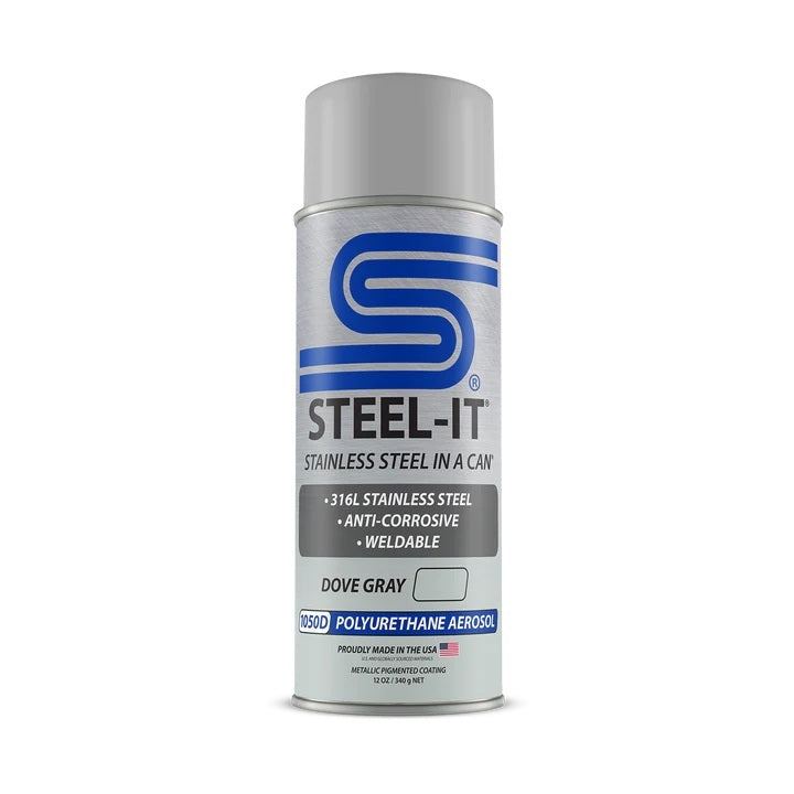 STEEL-IT FGAE1050D Dove Gray Polyurethane 12OZ Can
