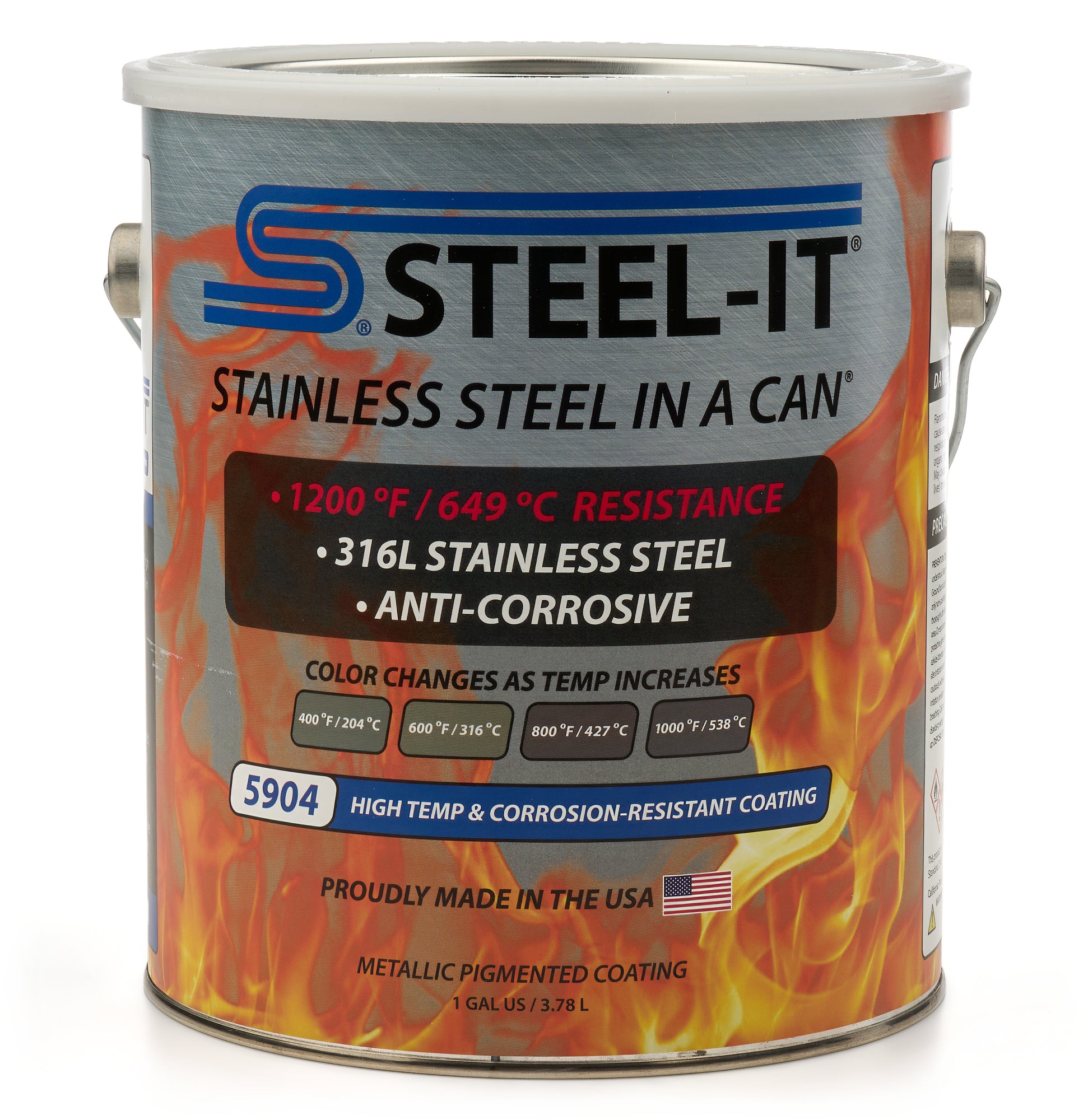 STEEL-IT FGPA5904G High Temp Anti-Corrosion 1 Gallon