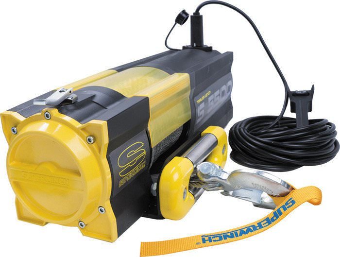 Superwinch S5500 5,500 lb Winch Kit with Roller Fairlead and Steel Rope, Part 1455200