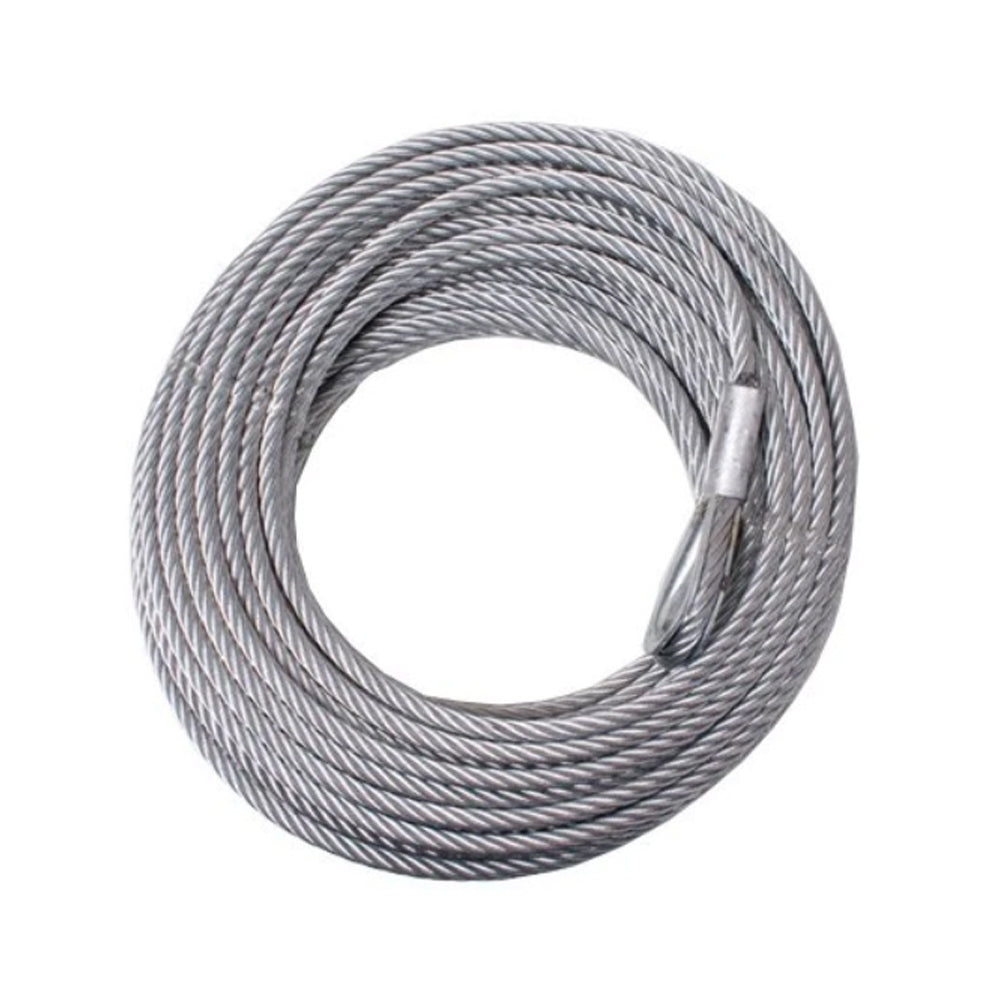 SUPERWINCH 87-42612 Galvanized Steel Winch Rope, 15/64-Inch x 50 Feet