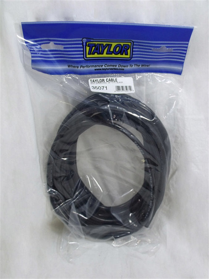 Taylor/VERTEX 35071 Spiro-Pro 8 mm Spiral Core Spark Plug Wire, 30-Foot Spool, Black