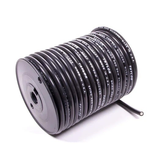 Taylor Vertex 35072 Spiro-Pro 8 mm Spiral Core Spark Plug Wire, Black, 100 ft Spool