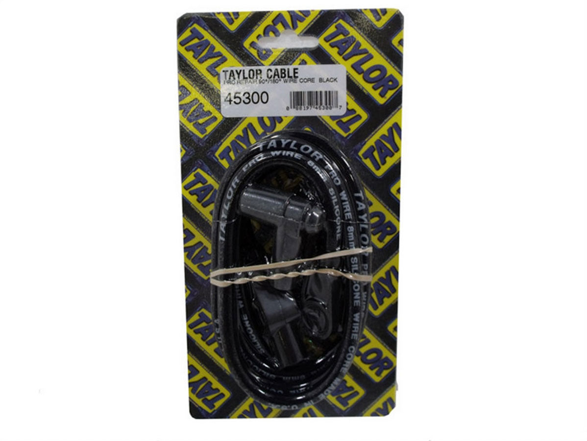 Taylor Cable Pro Wire 8mm Black Cut-To-Fit Spark Plug Wire Repair Kit 45300