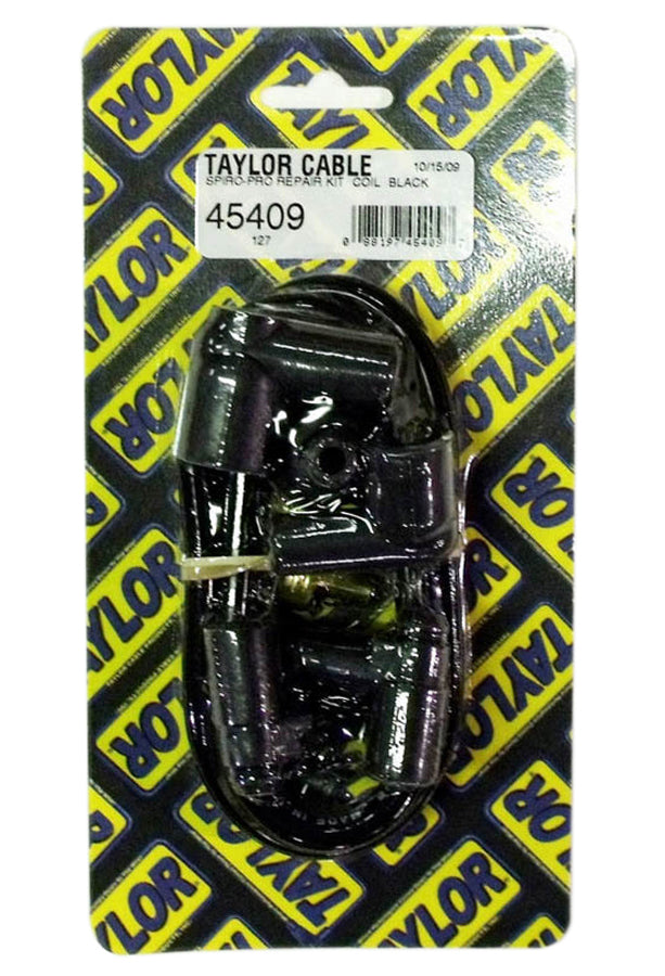 Taylor Cable Spiro-Pro 8mm Black Cut-To-Fit Ignition Coil Wire Kit 45409