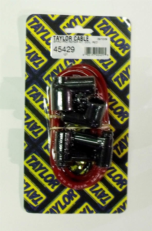Taylor/VERTEX 45429 8.0 mm Spiro-Pro Red Coil Wire Repair Kit with 90-Degree HEI Boots