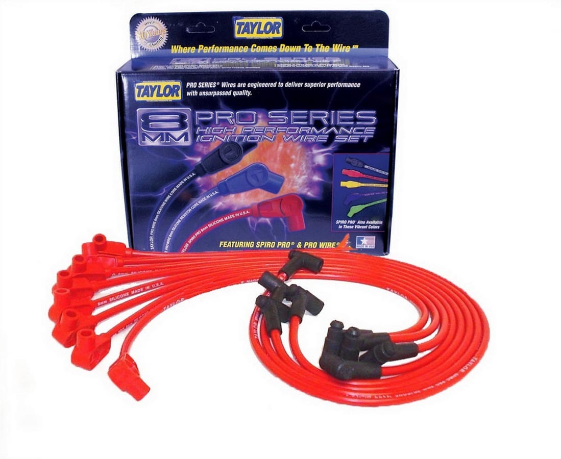 Taylor/VERTEX 74206 Spiro-Pro Spark Plug Wire Set for Small Block Chevy