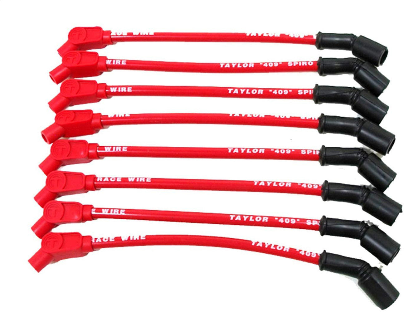 Taylor/VERTEX 79213 409 Pro Race Spark Plug Wire Set for GM LS-Series, 10.4 mm, Red
