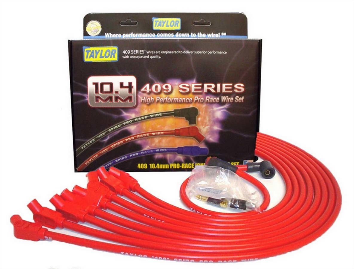 Taylor/VERTEX 79232 409 Pro Race 10.4 mm Spiral Core Spark Plug Wire Set for Big Block Chevy