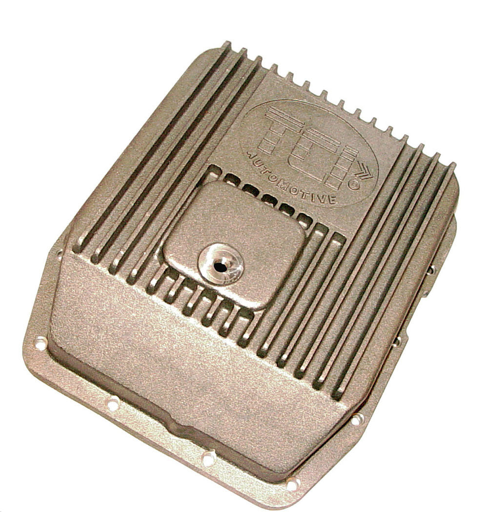 TCI 438000 Deep Sump Finned Transmission Pan for Ford AOD, AODE and 4R70W