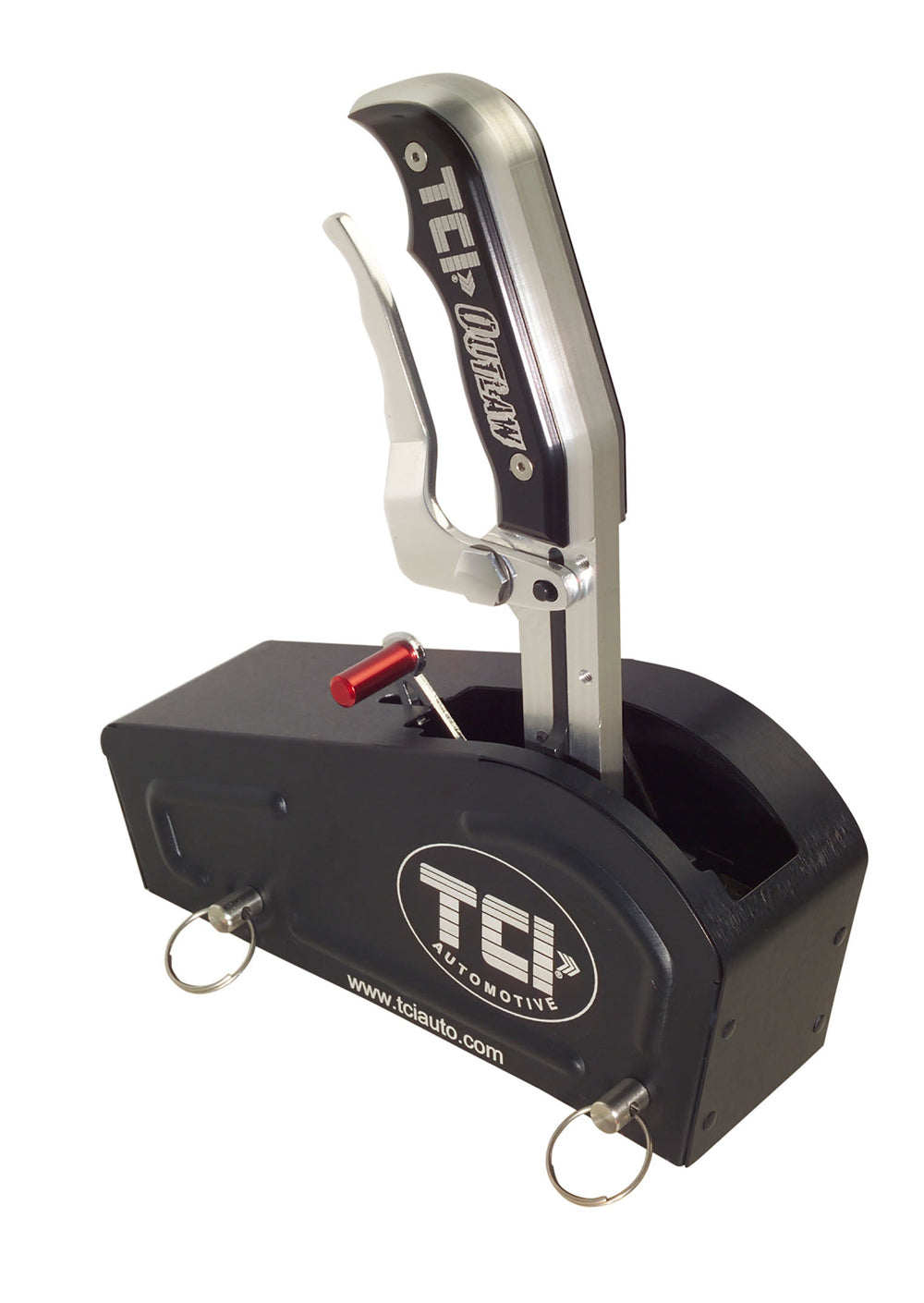 TCI 611323 Outlaw Automatic Shifter for GM Powerglide, Floor Mount, Black