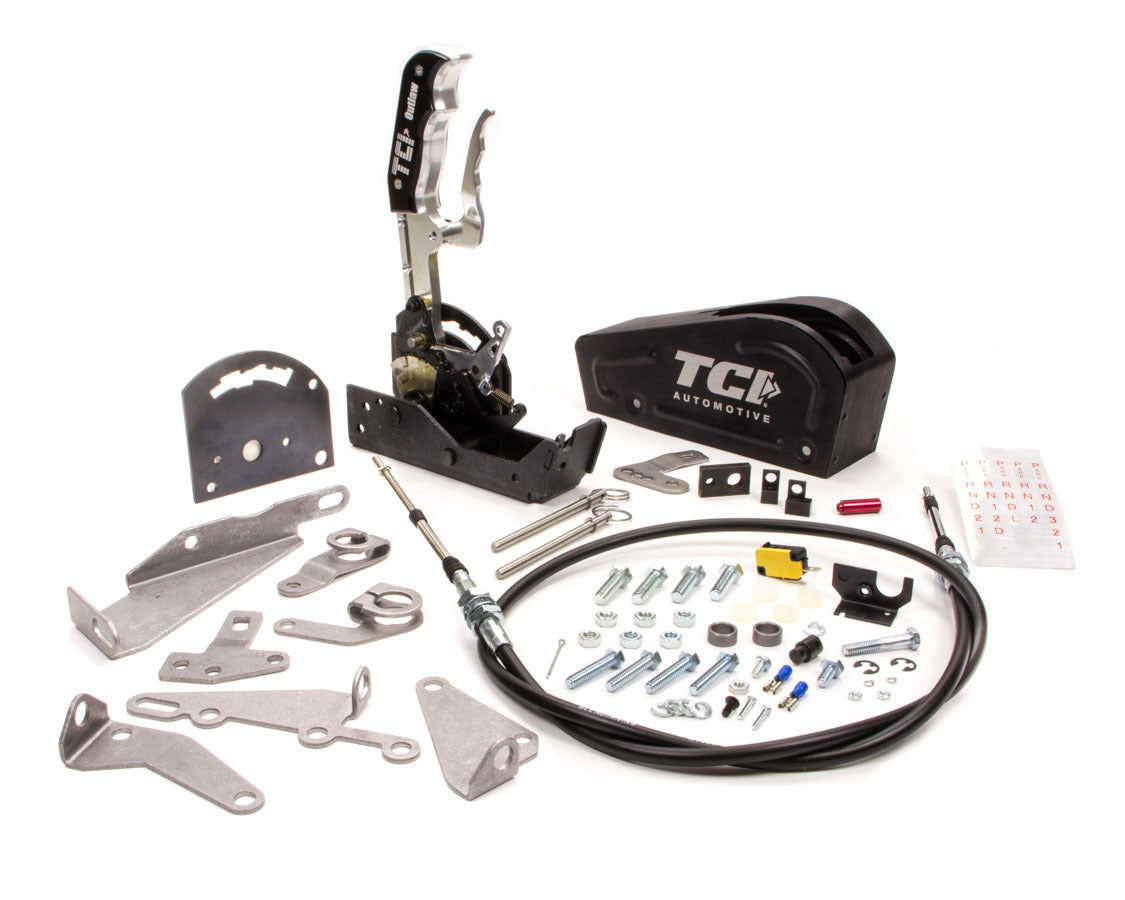 TCI 616332 Outlaw Automatic Shifter for 3-Speed Applications, Reverse Pattern, Floor Mount