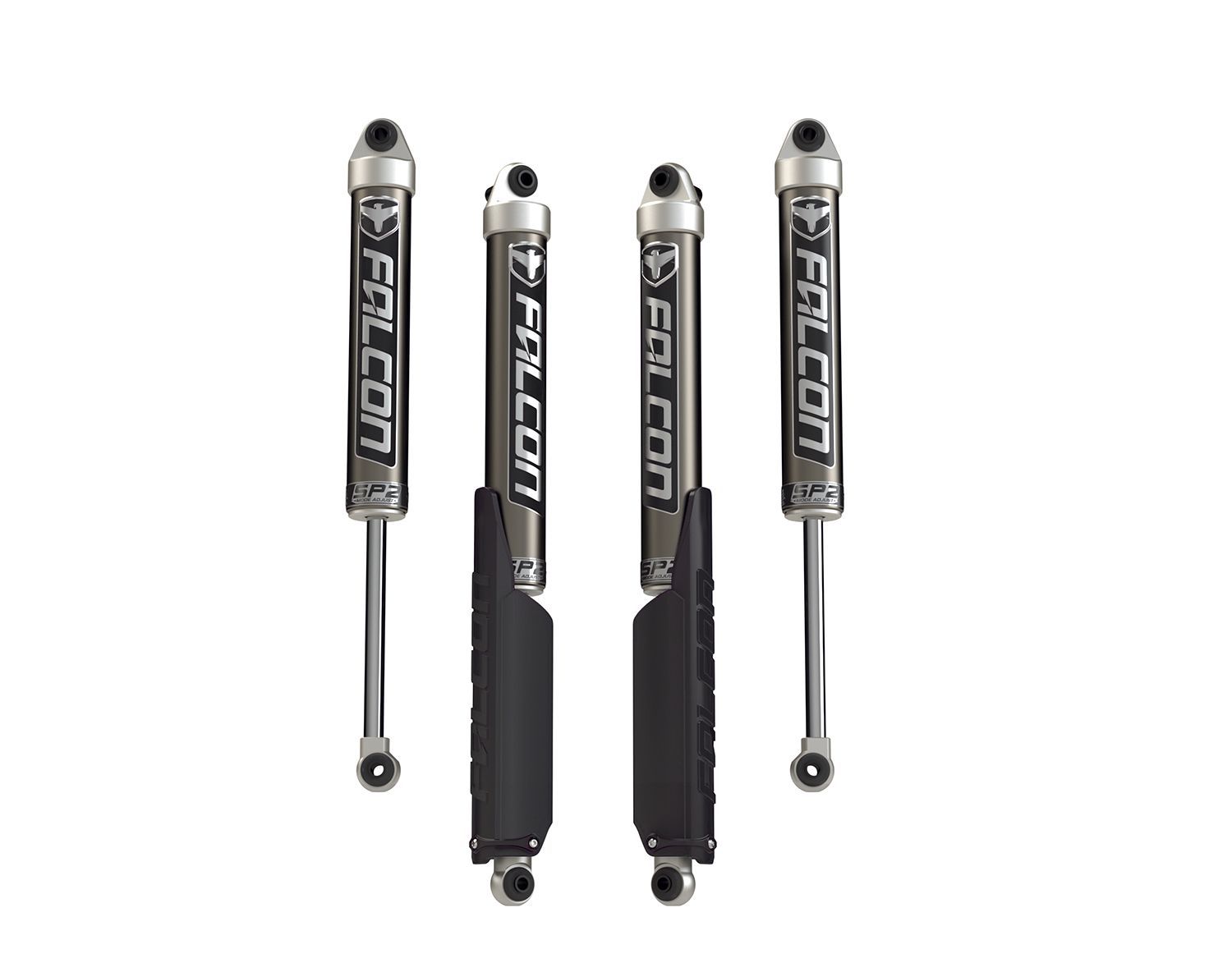 TeraFlex Falcon SP2 2.1 Monotube Shock Kit, Part Number 11-02-21-400-200, Jeep Wrangler JL