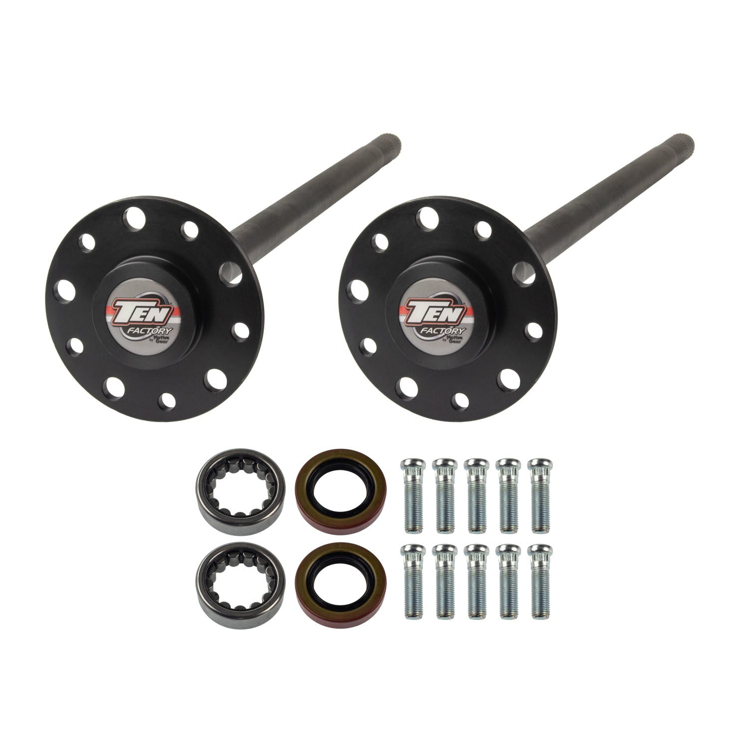 TEN Factory MG22100 Performance Rear Axle Shaft Kit for 1967-1969 Camaro, GM 10-Bolt, 28-Spline