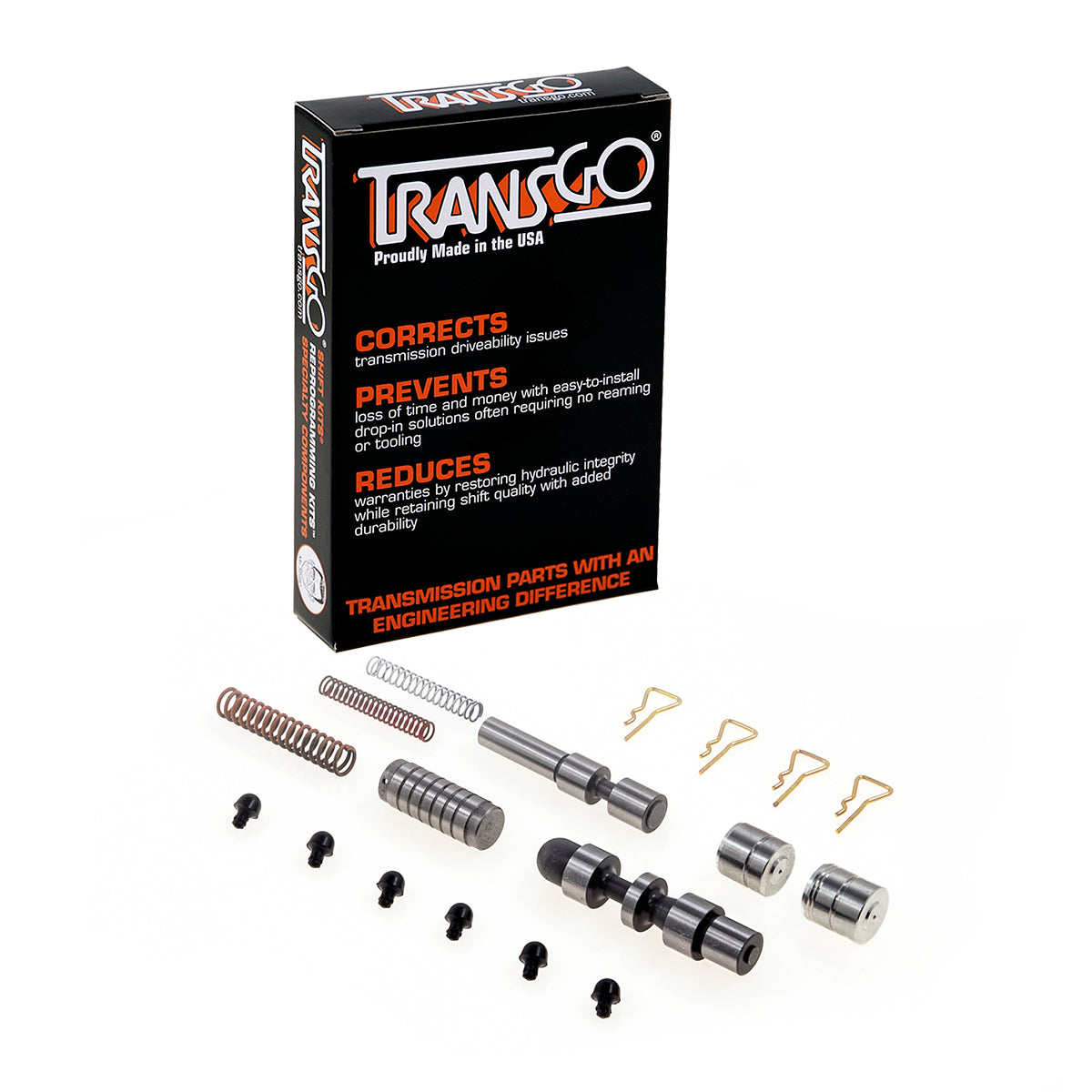 TransGo SK 6R80-A Shift Kit Valve Repair Kit for Ford 6R60 and 6R80 Transmissions