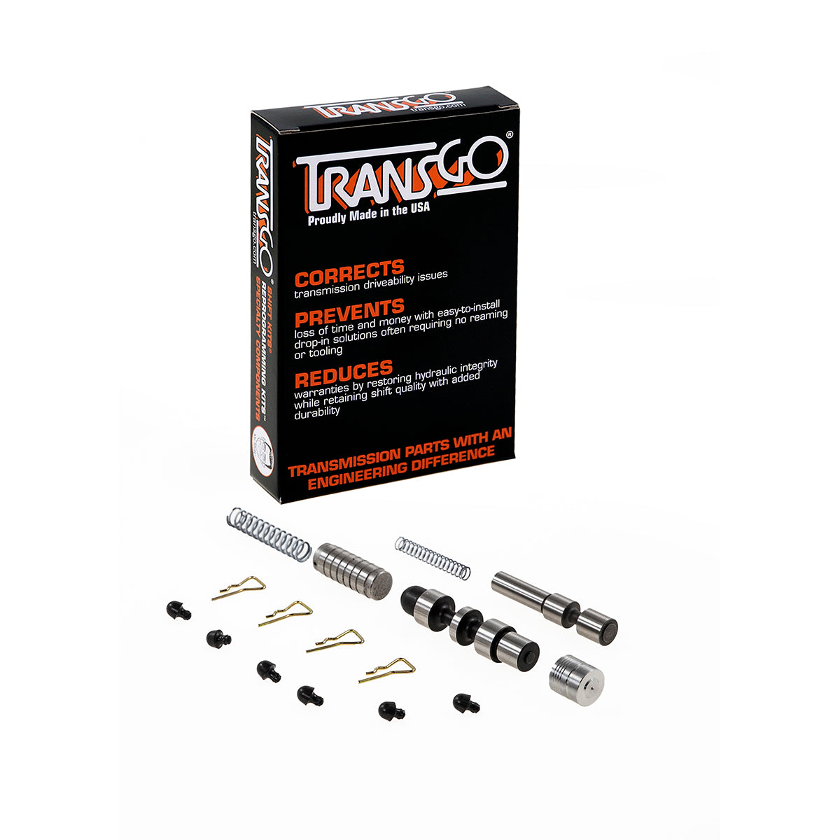 TransGo Automatic Transmission Shift Kit SHIFT KIT Valve / Spacers / Springs / Bushings Ford 6R Kit SK6R80-G2
