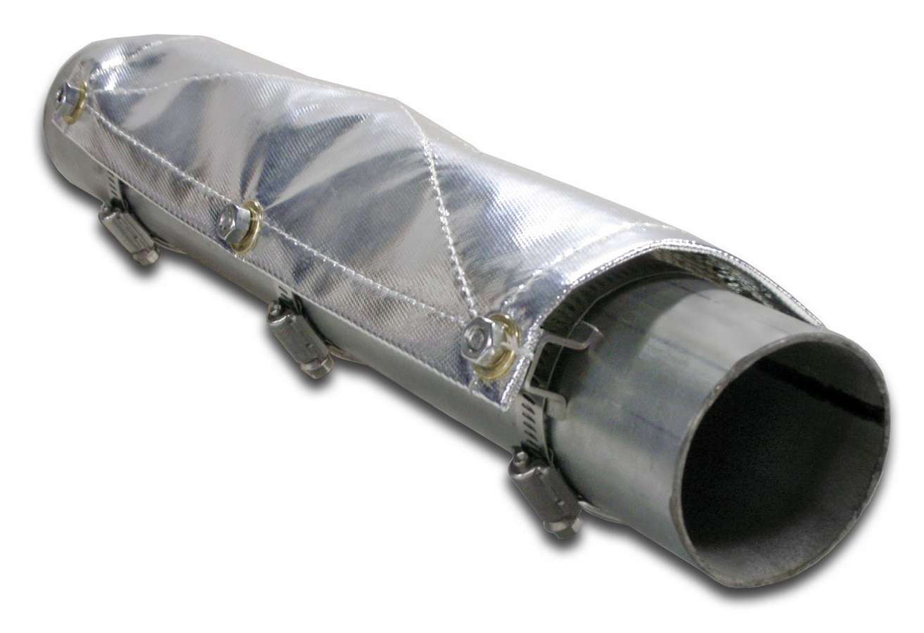 THERMO-TEC 11600 Clamp-On Exhaust Heat Shield for Tubing up to 3.5 Inches
