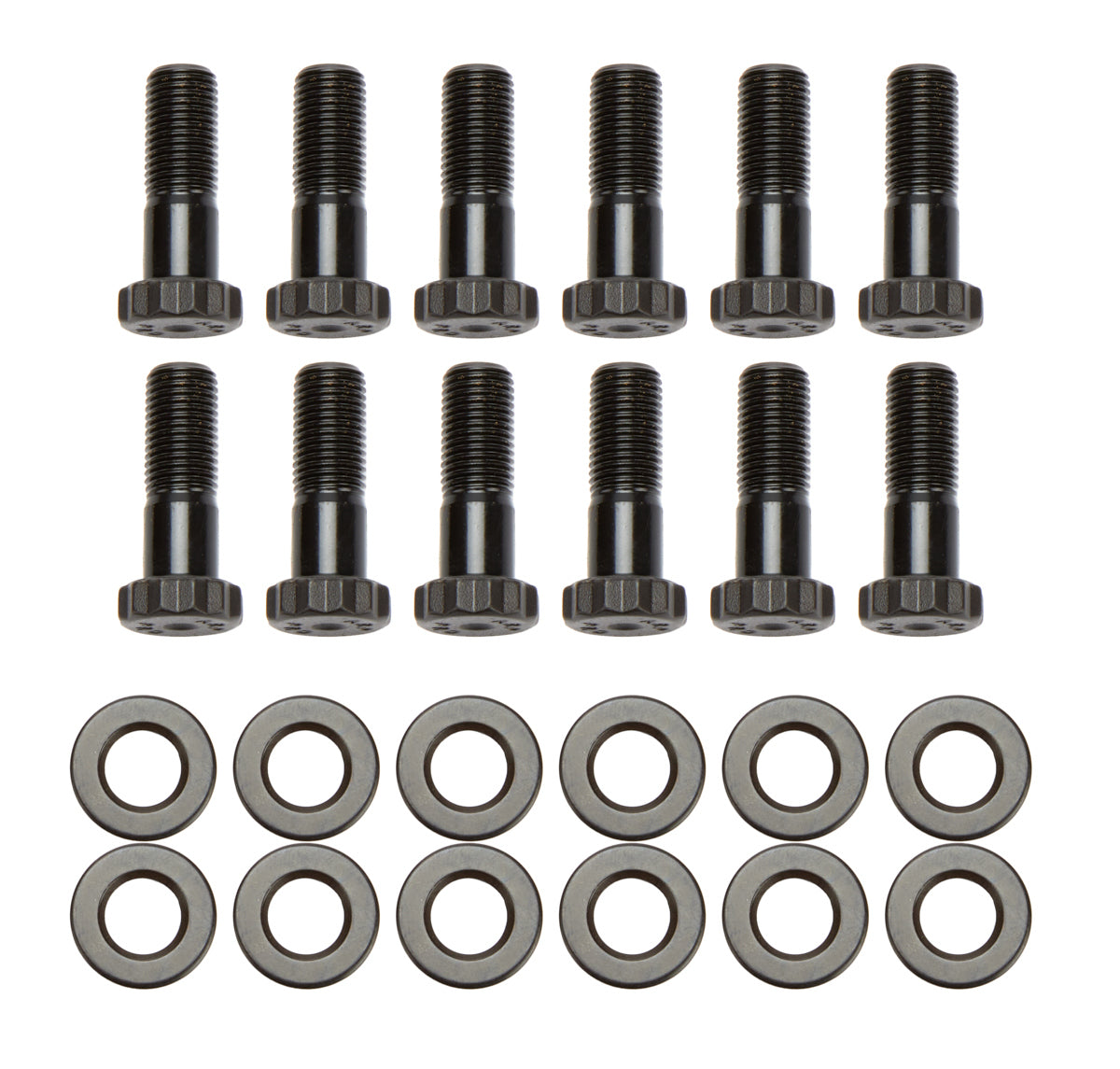 Tiger Quick Change Ring Gear Bolt Kit - 3/8-24 in Thread - 1.125 in Long - 12 Point Head - Chromoly - Black Oxide - Tiger Qui